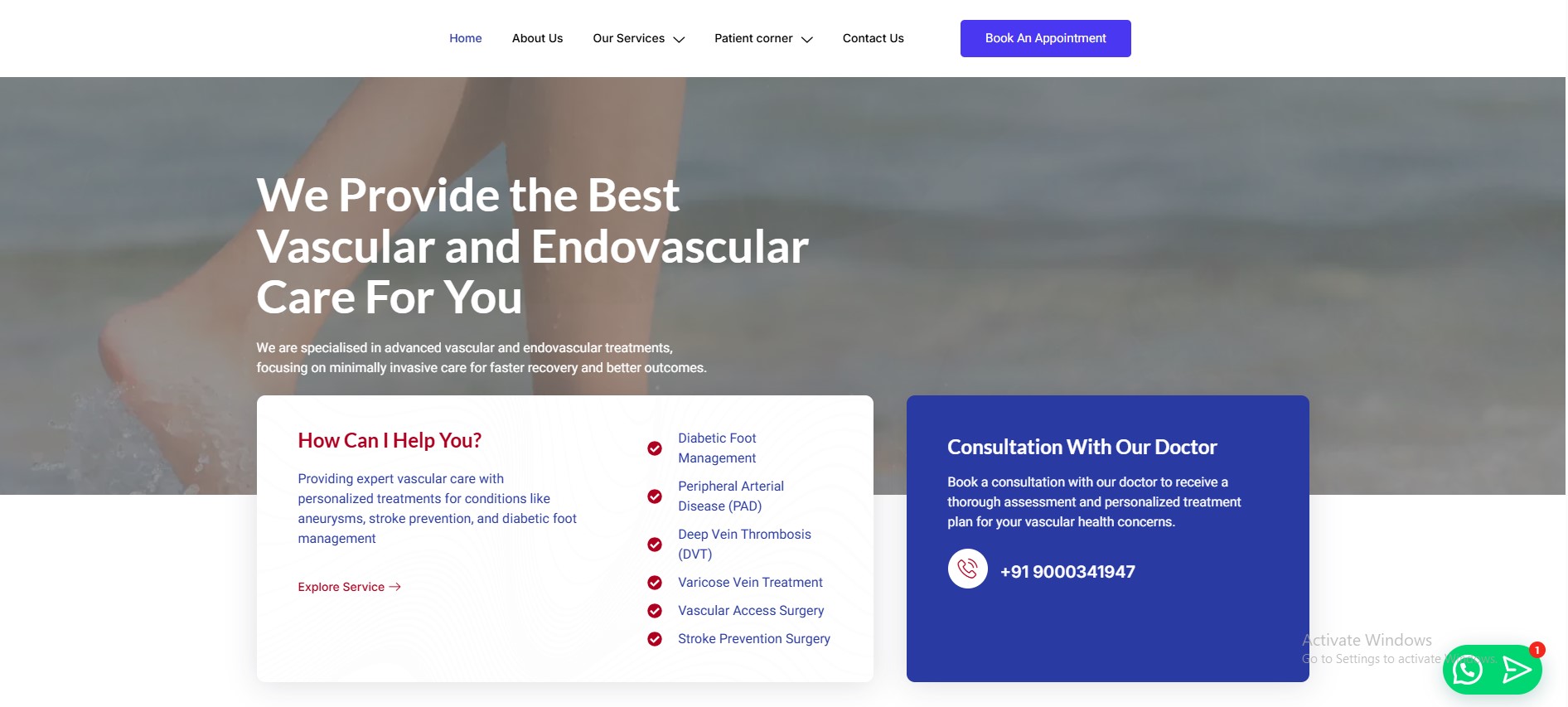dr.Gnaneswaratturu website homepage screenshot